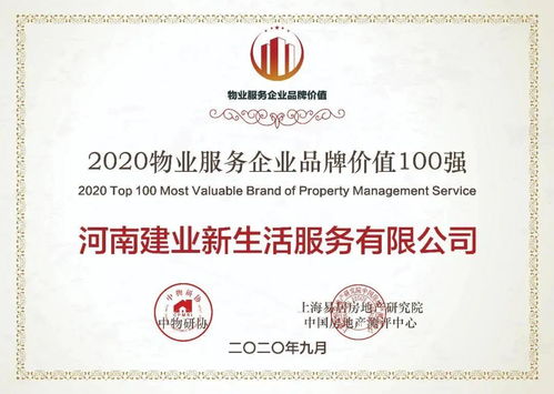 建業(yè)新生活榮獲中國物業(yè)管理協(xié)會(huì)五大服務(wù)獎(jiǎng)項(xiàng)，引領(lǐng)行業(yè)卓越管理新標(biāo)桿